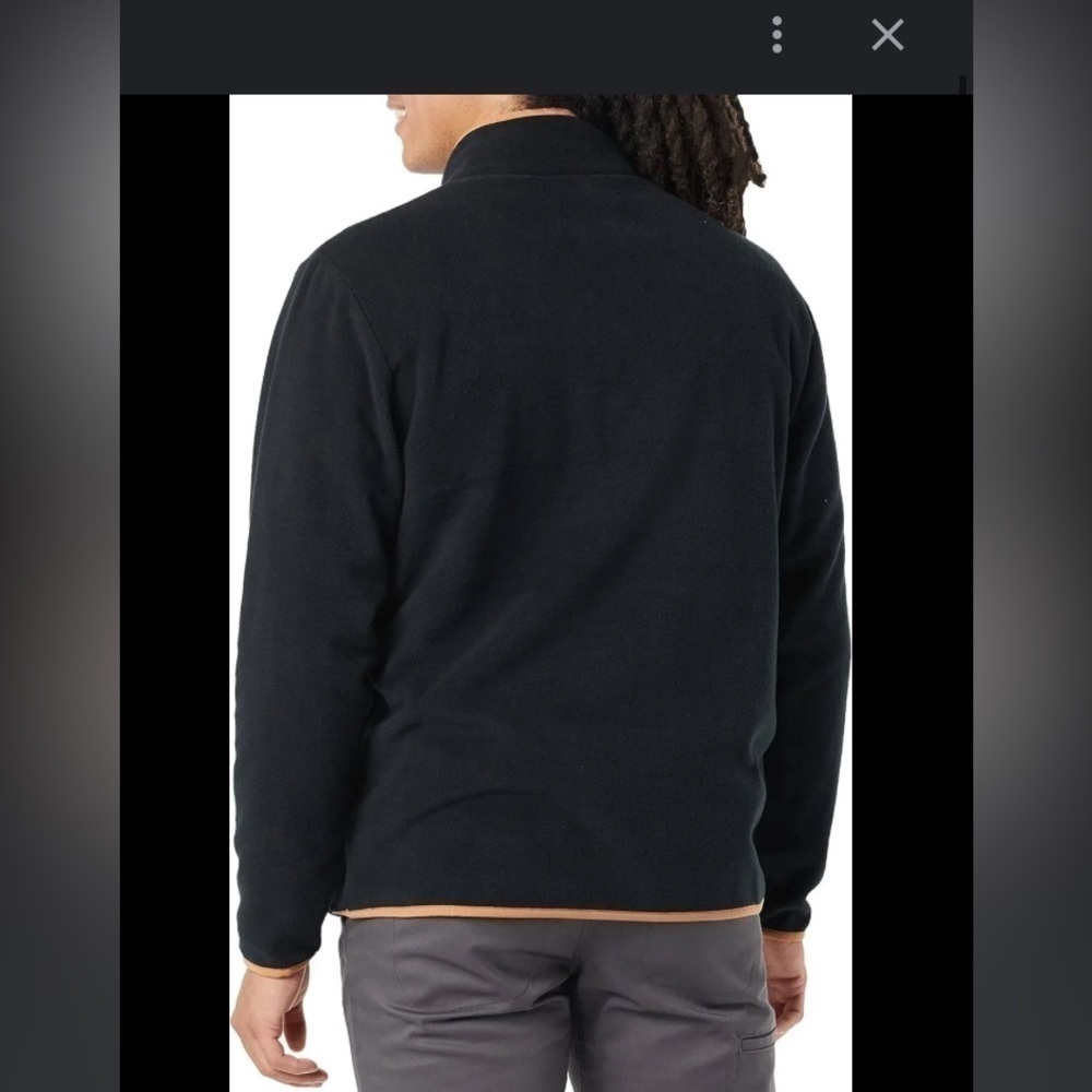 Amazon Essentials Men's Snap-Front Pullover Polar… - image 2